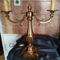 барокова настолна лампа тип свещник, снимка 1 - Настолни лампи - 27017989