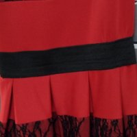 Нова официална рокля в червен цвят , снимка 1 - Рокли - 43330603