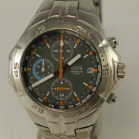 LASITA Chronograph Мъжки Стоманен Кварцов Часовник, снимка 4 - Мъжки - 38216934