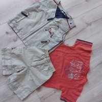Лот къси панталони, елек и тениска за момченце , снимка 3 - Детски комплекти - 33128183