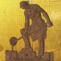 Железна  статуя-50лв, снимка 1 - Други ценни предмети - 32980101
