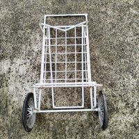 Стара пазарска количка, снимка 6 - Антикварни и старинни предмети - 43515818