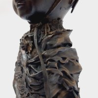 Стара статуетка, черно дете(4.4), снимка 9 - Антикварни и старинни предмети - 43550792