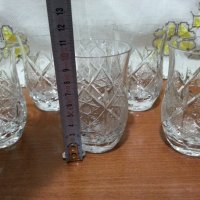 Кристални чаши, снимка 2 - Антикварни и старинни предмети - 43453283