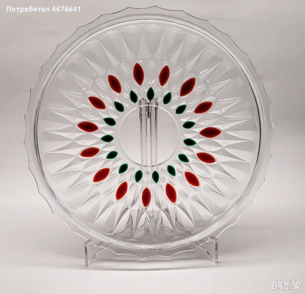 Винтидж плато за торти, снимка 1