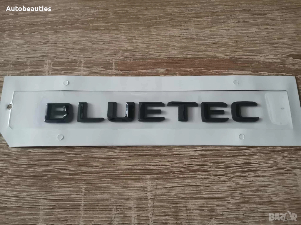 черен надпис Bluetec за Mercedes Benz, снимка 1