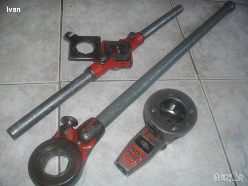 Made in USA/FRANCE/GERMANY-Плашка За Резби На Тръби/Винторезка/Винтонарезка-RIDGID/CENTRAL/FULAX, снимка 1