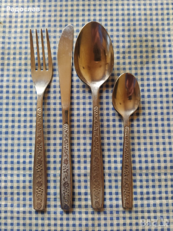 стари руски прибори за хранене , снимка 1