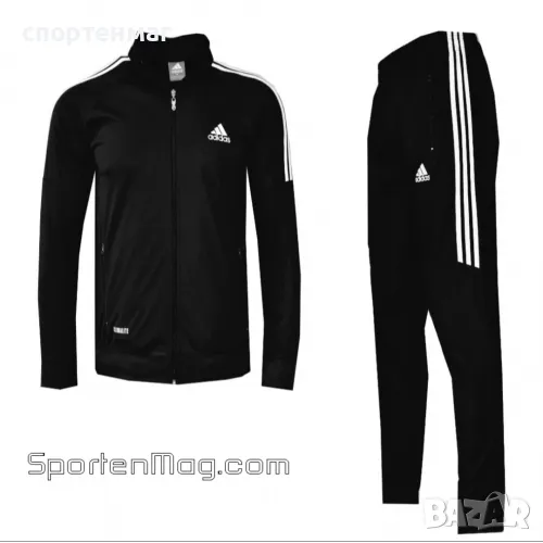 Спортен екип Adidas Clasic Rashel черен/бяло реплика, снимка 1