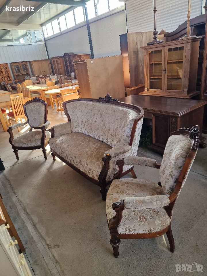  К-т Антично Канапе+2 бр.Кресла-внос от Германия!, снимка 1