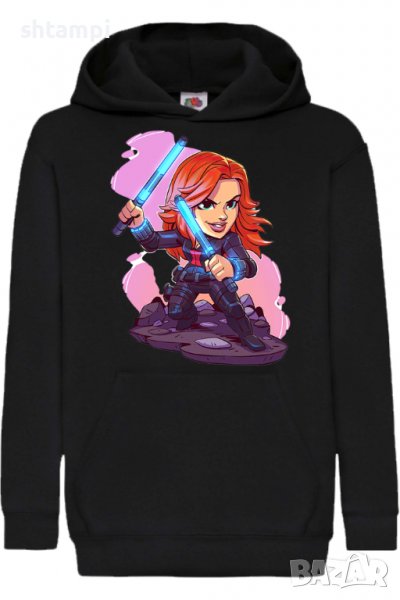 Детски Суитчър/Суитшърт Marvel Black Widow,Игра,Подарък,Изненада,Забавление,Рожден Ден, снимка 1
