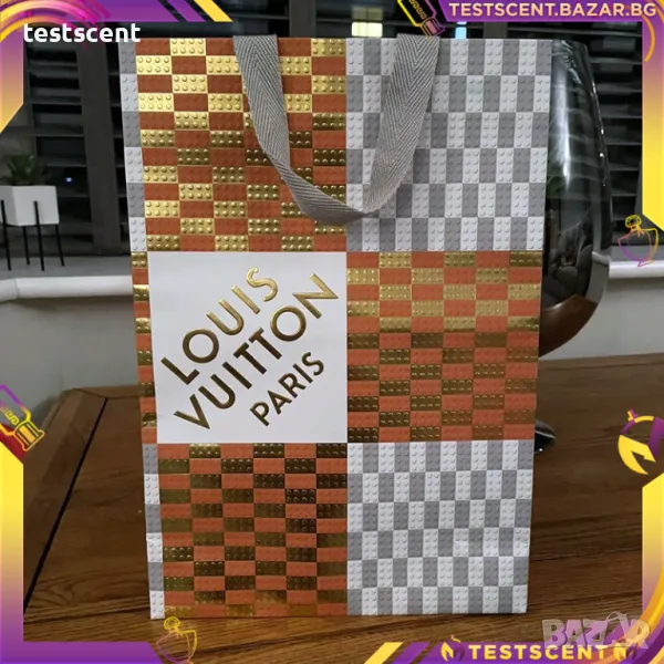 Подаръчна бутикова торба Louis Vuitton Holiday shopping bag торбичка автентична 36см x 25.5см, снимка 1