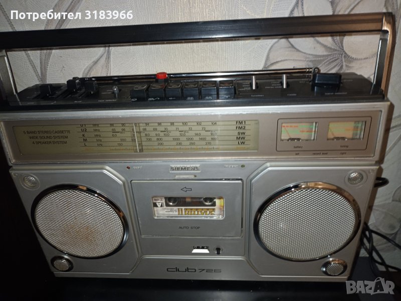 радио касетофон сименс. simens оригинален ., снимка 1