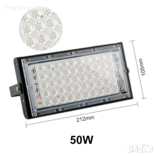 LED прожектор 50W – мощно и икономично осветление, снимка 1
