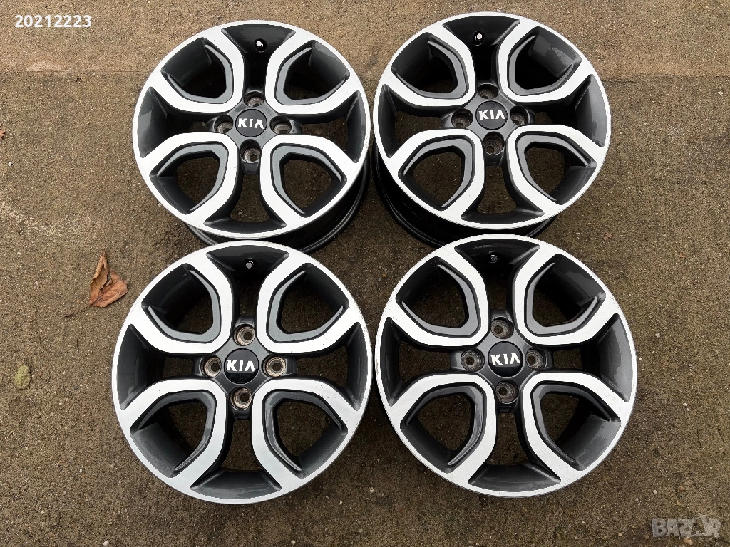 4 броя алуминиеви джанти за Kia Picanto III, 15, снимка 1