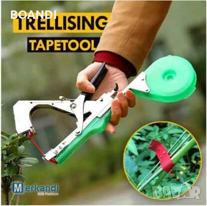 Уред за връзване на лози, домати, краставици, цветя и други растения., снимка 1