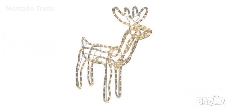 Коледен Светещ LED елен, 67 см., снимка 1