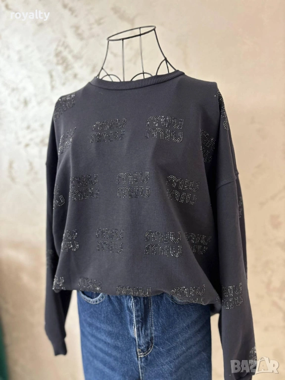 Miu Miu Дамска Черна Блуза , снимка 1