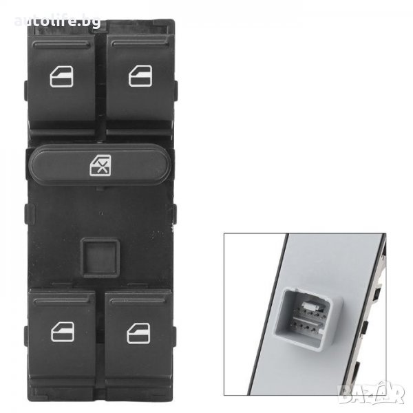 Копчета Бутони Панел за 4 ел. стъкла SEAT VW GOLF V PASSAT POLO TOURAN, снимка 1