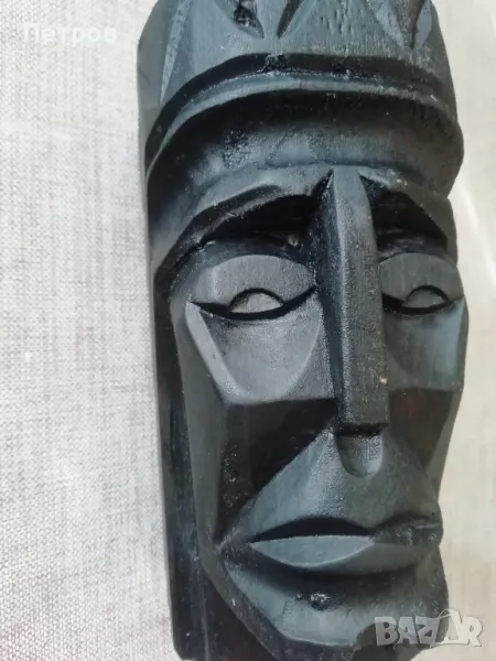 Тотем -Стилизирана глава/дърворезба, снимка 1