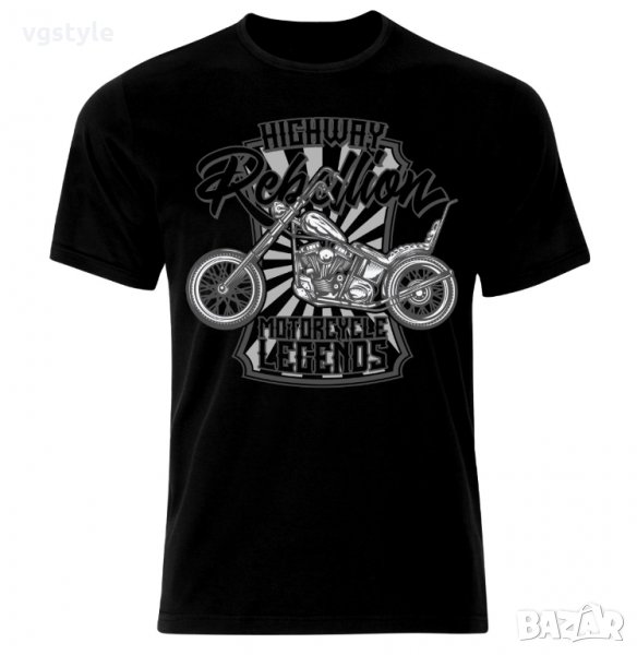 Тениска Моторджийска Мото Мотокрос Ендуро Моторист Мотоциклетизъм Мотор Рокер Moto Motorcycle, снимка 1