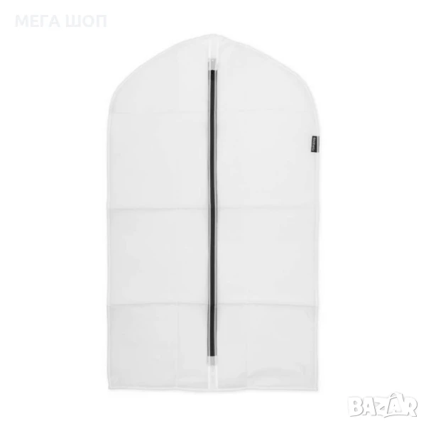 Комплект калъфи за дрехи Brabantia, paзмepи M/L/XL, Transparent/Grey, 2 броя, снимка 1