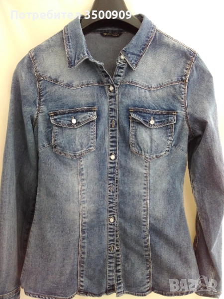 дамска дънкова риза, снимка 1