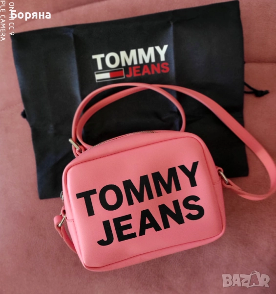 Tommy Jeans розова малка чанта, снимка 1