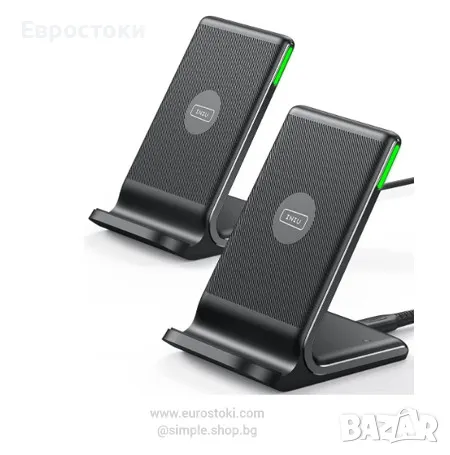 Безжично зарядно устройство INIU 15W – комплект от 2 броя, снимка 1