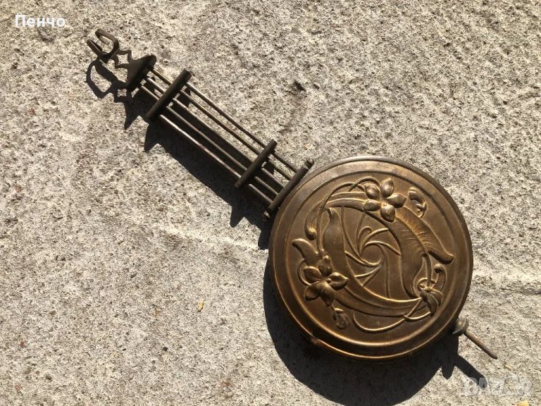 старо махало за стенен часовник, снимка 1