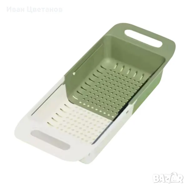 Универсална разтегателна поставка за мивка – здрав и практичен отцедник, снимка 1