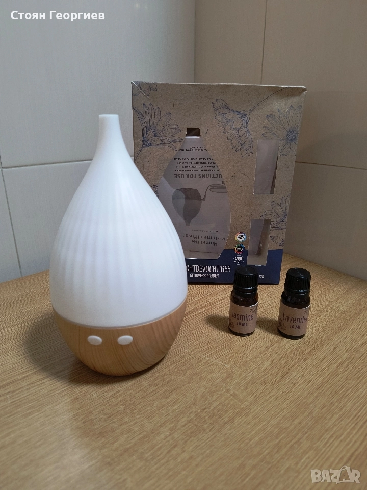 Чисто нов аромадифузер с сменящи светлини 10по18см, снимка 1