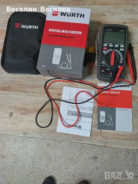 Мултиметър WURTH 1000V TRMS, снимка 1