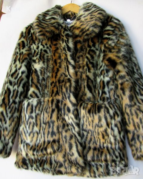 Палто от модакрил Jakke. леопард, снимка 1