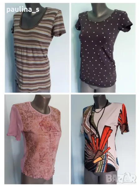 Четири броя / Маркови памучни блузи тип туника / универсален размер , снимка 1