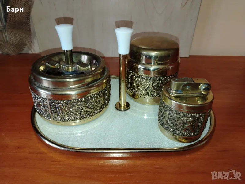 Рядък комплект за пушене Putti от Erhard & Sons от Германия, снимка 1