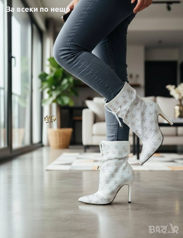 Chanel Дамски Боти На Ток - Налични Различни Цветове Код SK295, снимка 1