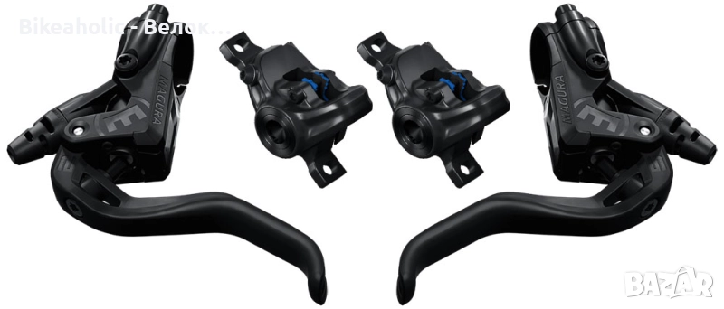 Комплект спирачки Magura MT Thirty 2-бутални (L.950мм/2000мм), снимка 1