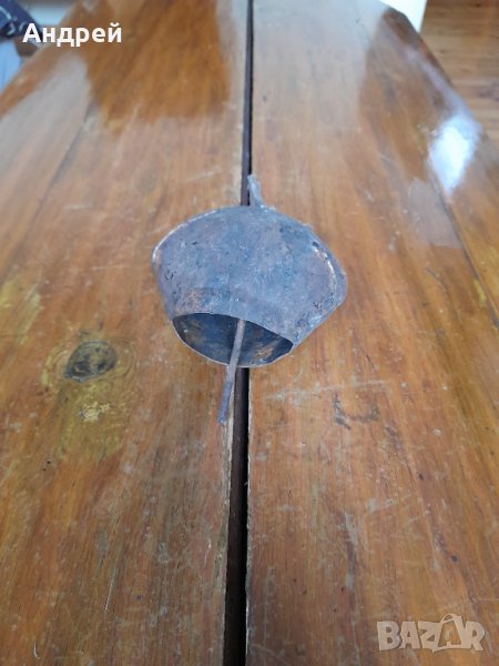 Стар звънец,хлопка,чан #5, снимка 1