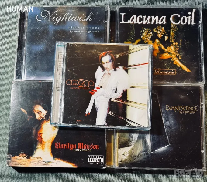 Marilyn Manson - Lacuna Coil - Evanescence - Nightwish, снимка 1