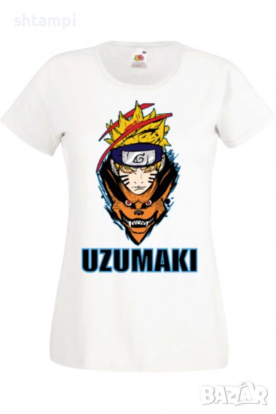 Дамска тениска Naruto Uzumaki 01,Анимация,игра,Празник,Повод., снимка 1