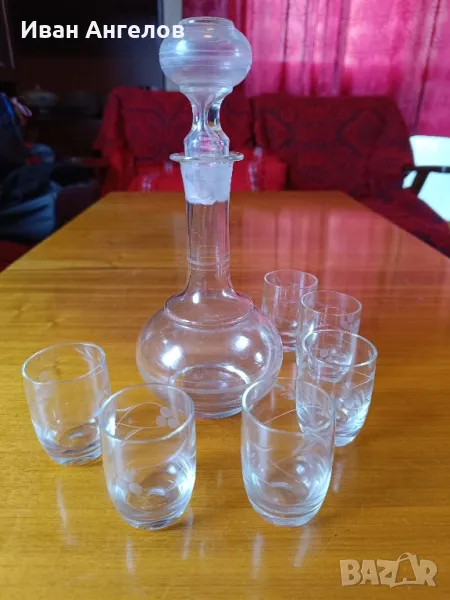 Нов стъклен сервиз за ракия , снимка 1