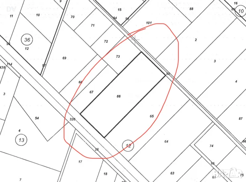 Имот 5500 кв.м., снимка 1