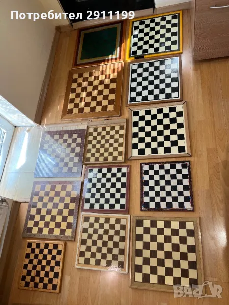 Дъска , игрално поле за шах , различни размери, снимка 1