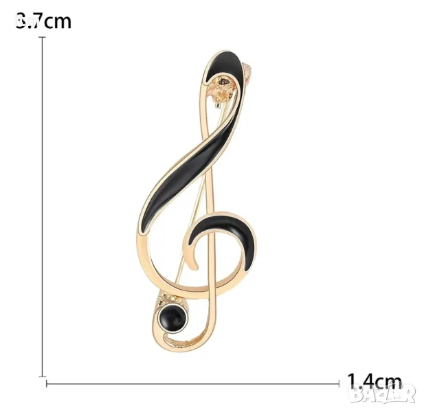 Брошка ,ключ СОЛ., снимка 1