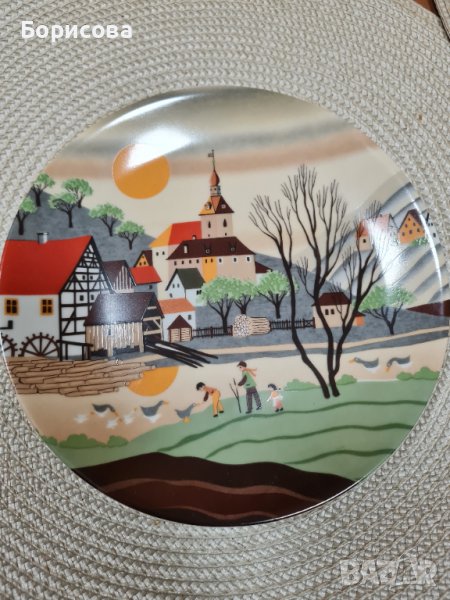 Колекционерска чиния Барбара Фюрстенхофер за Poole Pottery, снимка 1