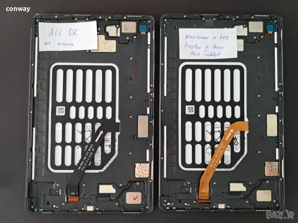 Samsung Galaxy S6 Lite 10.4 SM P-610 Wi-Fi 64GB - 2 ТАБЛЕТА - ЧАСТИ, снимка 1