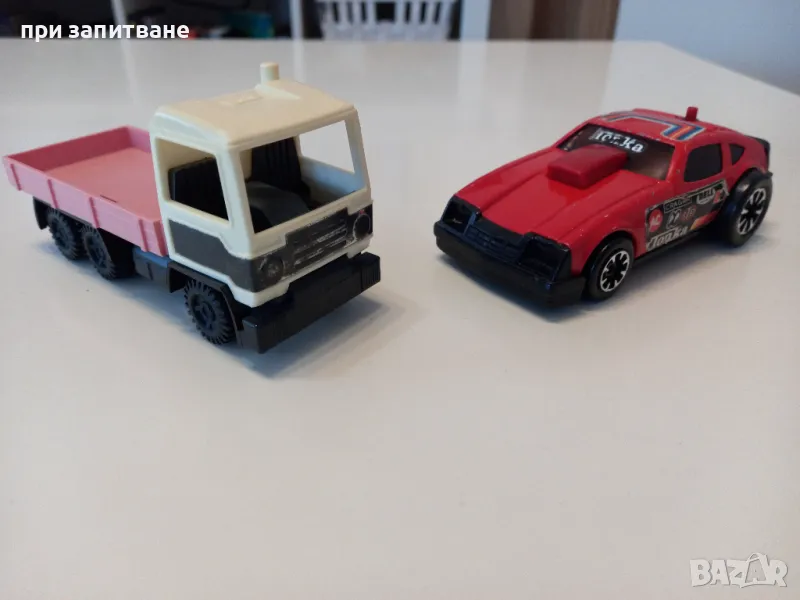 Стари играчки, количка Tonka и камионче Bison, снимка 1