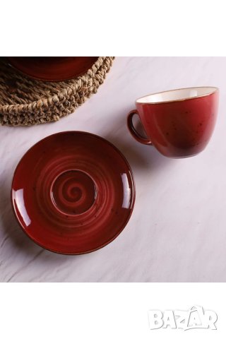 Комплект чаши за кафе и чай - 12 части - 200мл / Чаши за кафе / Чаши за чай, снимка 2 - Сервизи - 40393723