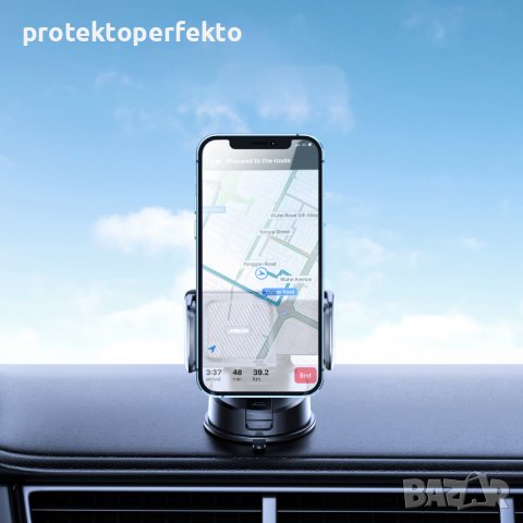 Стойка за телефон за предното стъкло на колата – JOYROOM, снимка 10 - Аксесоари и консумативи - 38200599